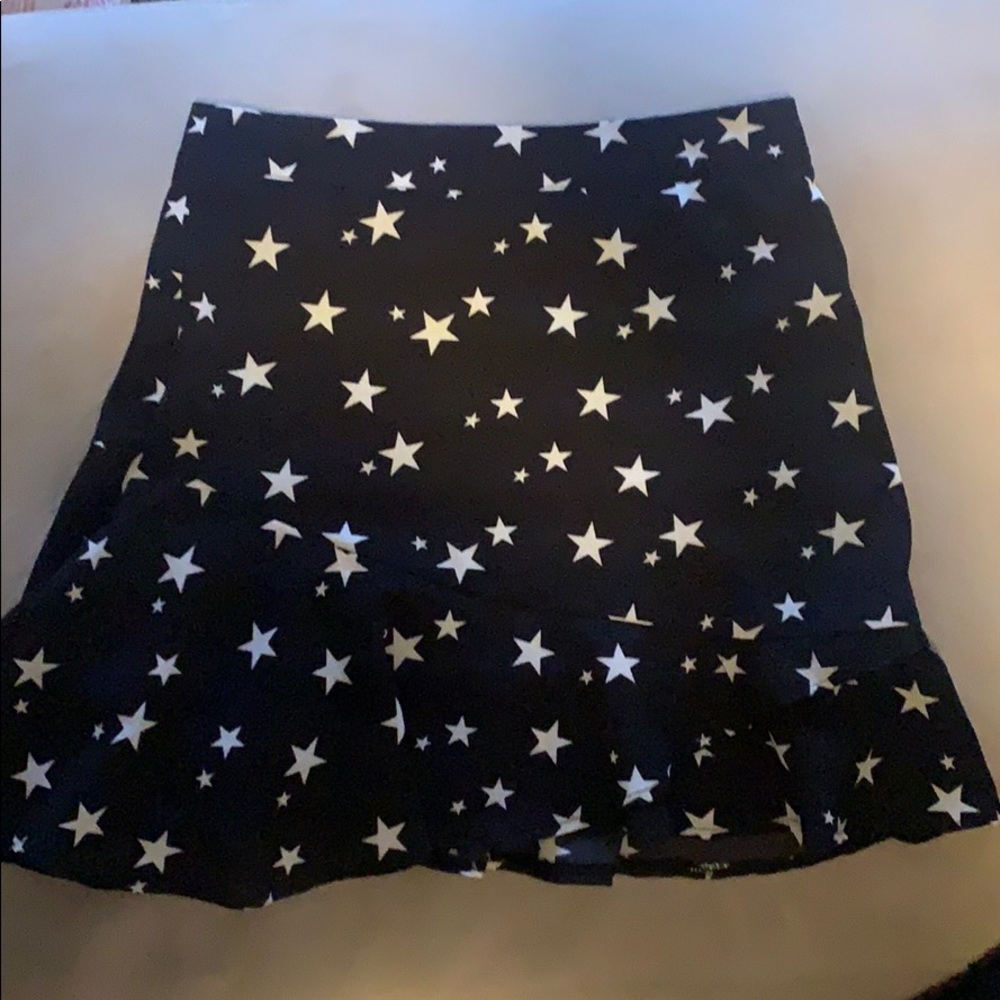 Star Print Miniskirt